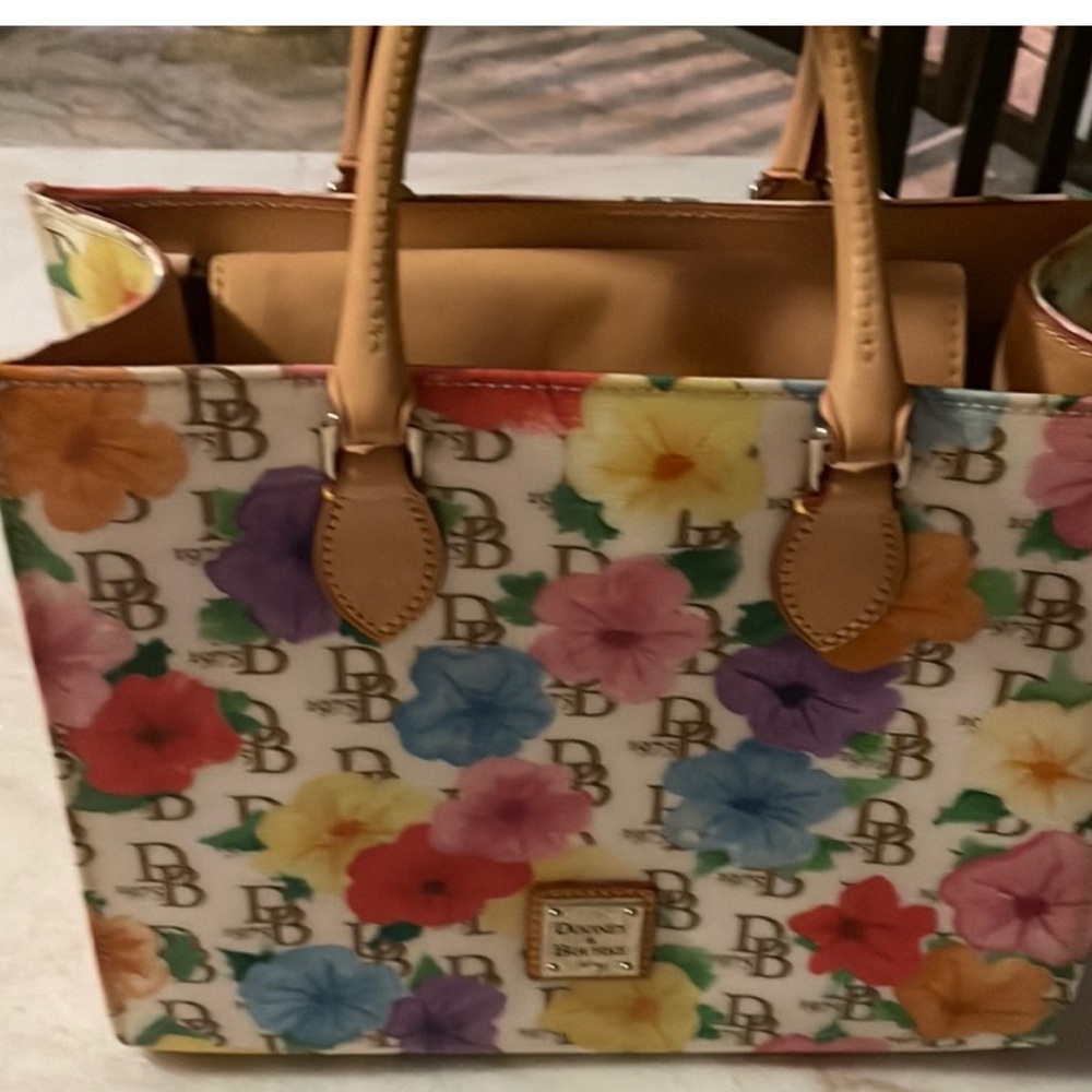 Dooney & Bourke Multicolor Floral Tote